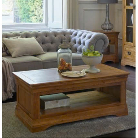 Living Room - French 04 : Trọn Bộ Phòng Khách Gỗ Sồi - 4 Món